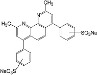 Structure Bathocuproine disulfonic acid&#183;Na<sub>2</sub>-salt_analytical grade
