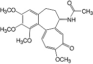 Structure Colchicine solution 10 &#181;g/ml_sterile filtered