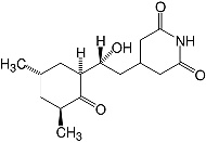 Structure Cycloheximide_cryst. pure