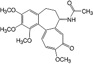 Structure Colchicine_cryst. research grade, USP
