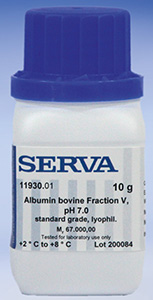 Product Image Albumin, Rind,  Fraktion V, pH 7,0_Standard-Qualit&auml;t, lyophil.