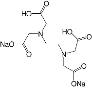 Structure Ethylendiamintetraessigsäure&#183;Na<sub>2</sub>-Salz_p.a.