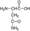 Structure L-Asparagin Monohydrat_reinst, Ph. Eur.