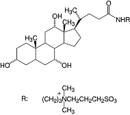 Structure 3-[(3-Cholamidopropyl)dimethylammonio]-1-propansulfonat_reinst