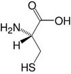 Structure L-Cystein·HCl·H<sub>2</sub>O_cryst. reinst, Ph. Eur., USP