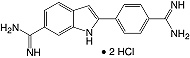 Structure 4',6-Diamidino-2-phenylindol&#183;2HCl_p.a.