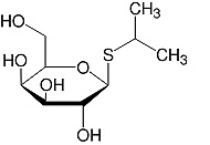 Structure Isopropyl-β-D-thiogalactopyranosid_reinst, Dioxan-frei