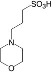 Structure Morpholinopropansulfonsäure_p.a.