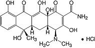 Structure Tetracyclin &#183;HCl_reinst, USP