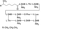 Structure Polymyxin-B·sulfat_reinst, Ph. Eur.