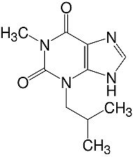 Structure 3-Isobutyl-1-methylxanthine_research grade