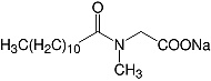Structure N-Lauroylsarcosine&#183;Na-salt_30 % solution