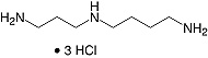 Structure Spermidine&#183;3HCl_research grade
