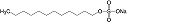 Structure Dodecylsulfate&#183;Na-salt_2 x cryst., analytical grade