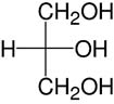 Structure Glycerol from plant_Ph. Eur.