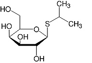 Structure Isopropyl-&#946;-D-thiogalactopyranoside_research grade, dioxane-free