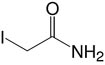 Structure Iodoacetamide_research grade