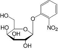 Structure 2-Nitrophenyl-&#946;-D-galactopyranoside_research grade