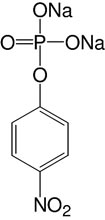 Structure 4-Nitrophenyl phosphate&#183;Na<sub>2</sub>-salt_analytical grade