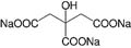 Structure Citric acid·Na<sub>3</sub>-salt·2H<sub>2</sub>O_analytical grade, Ph. Eur.