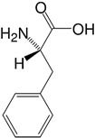 Structure L-Phenylalanin_reinst, Ph. Eur.
